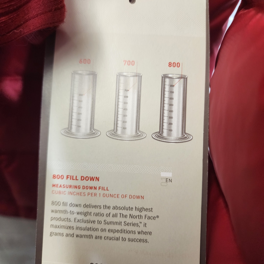 The North Face Women's Cherry Red Puffer Jacket - Picture 5 of 9